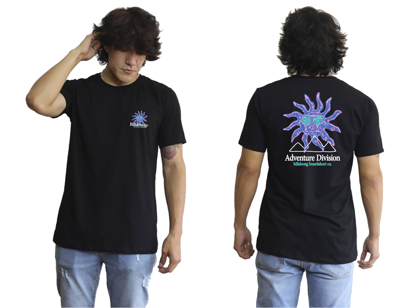 Polo billabong negro